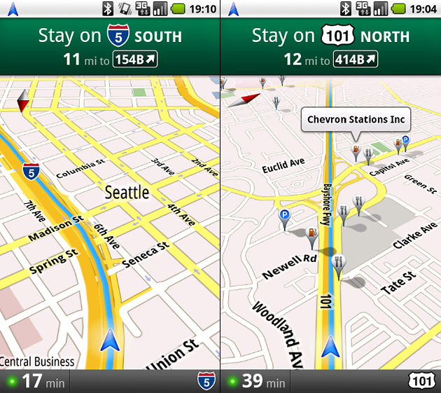 Google Maps Navigation, , , Google, Android,   Google