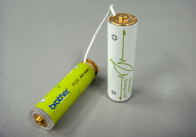 Vibration-powered Generating Battery, Brother Industries