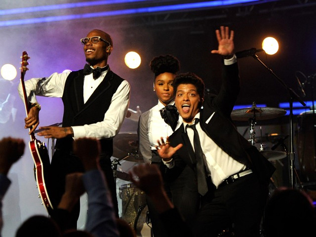 B.o.B, Janelle Monae, Bruno Mars