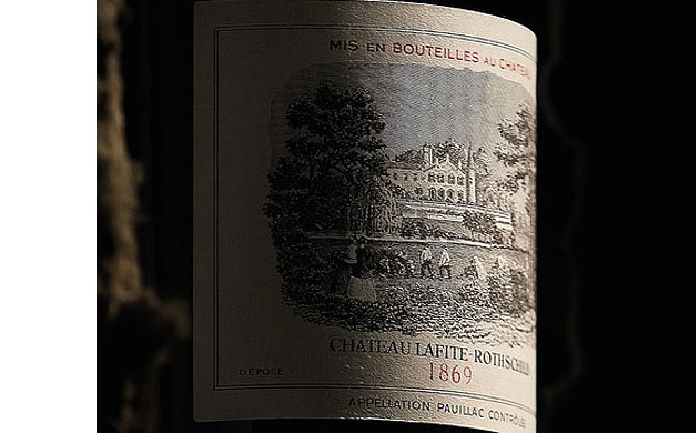 Вино Chateaux Lafite-Rothschild 1869 года