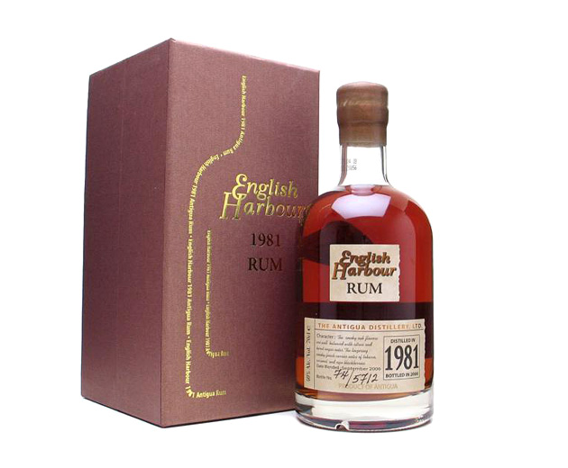 English Harbour 25 Year Old Reserve Rum 1981 Vintage