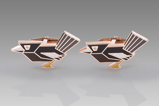 Paul Smith Art Deco Bird Cufflinks