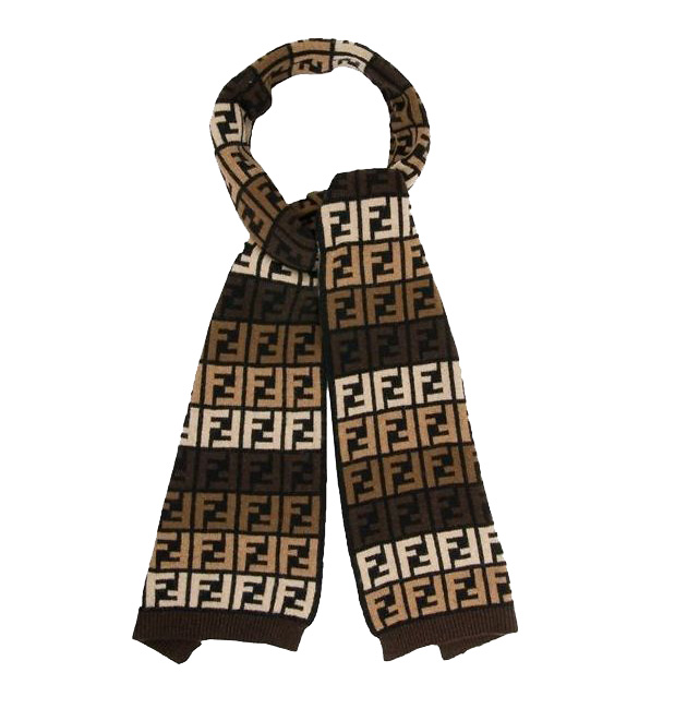 , Fendi, Fendi Multi Shade Wool Scarf