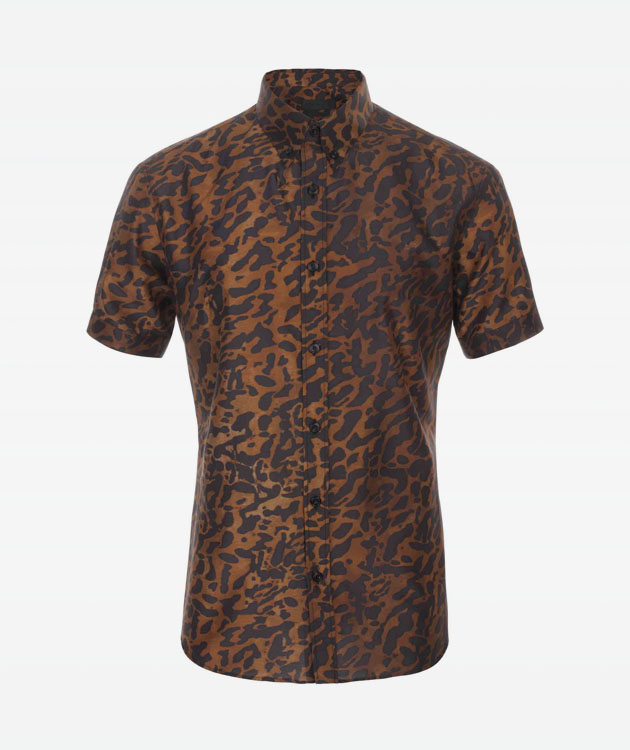 Alexander McQueen Ocelot Print Shirt