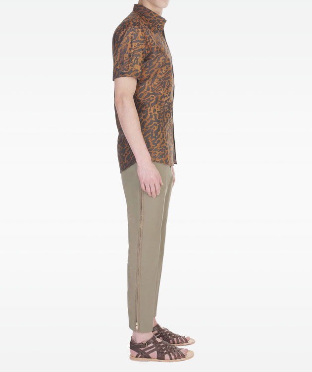 Alexander McQueen Ocelot Print Shirt