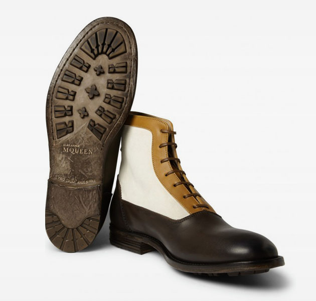 Alexander McQueen Panelled Boots