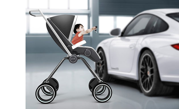 Porsche baby stroller