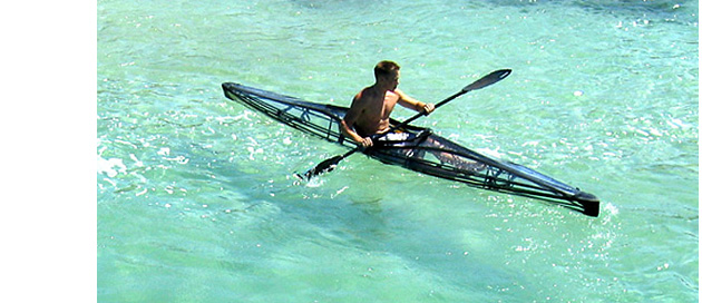 Transparent Kayak