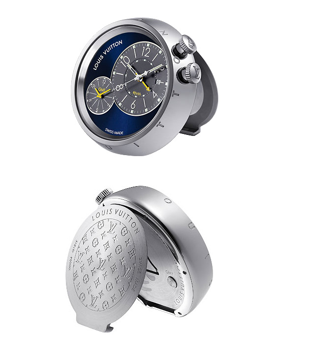  , Louis Vuitton, Louis Vuitton Tambour Travel Alarm Clock