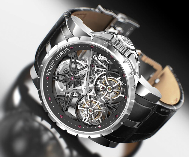 Roger Dubuis Excalibur Double Tourbillon Skeleton,  , ,  