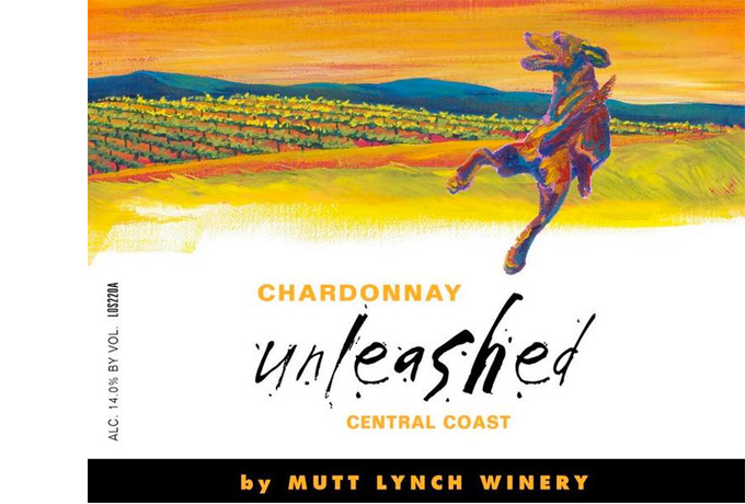 Mutt Lynch Winery, Unleashed Central Coast Chardonnay.