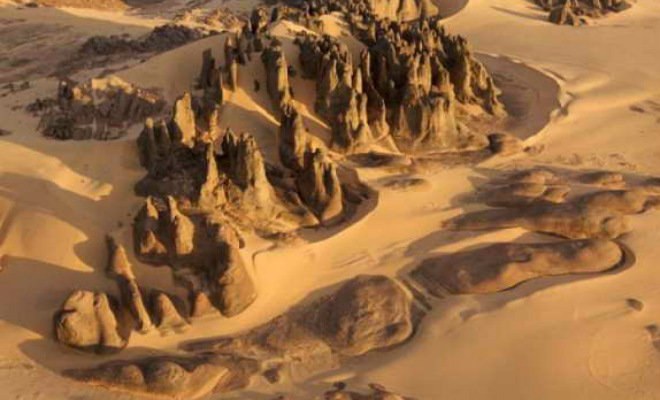 Древние руины в Сахаре