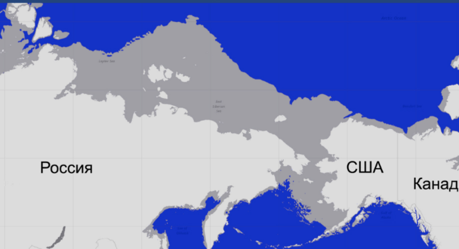 Как будет выглядеть Россия и весь мир, если уровень океана упадет на 100метров: смотрим карты ученых