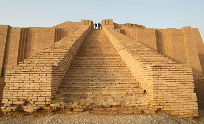 Как выглядела Вавилонская башня и первая пирамида возрастом 5000 лет. Самые  старые здания в истории