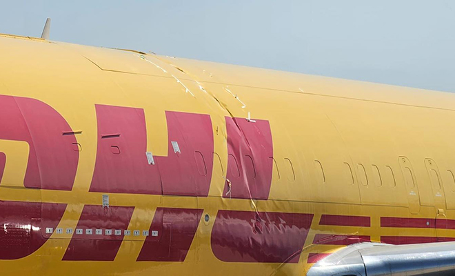 Пилоты из DHL так торопились быстрее доставить посылки, что при посадке сломали самолет пополам