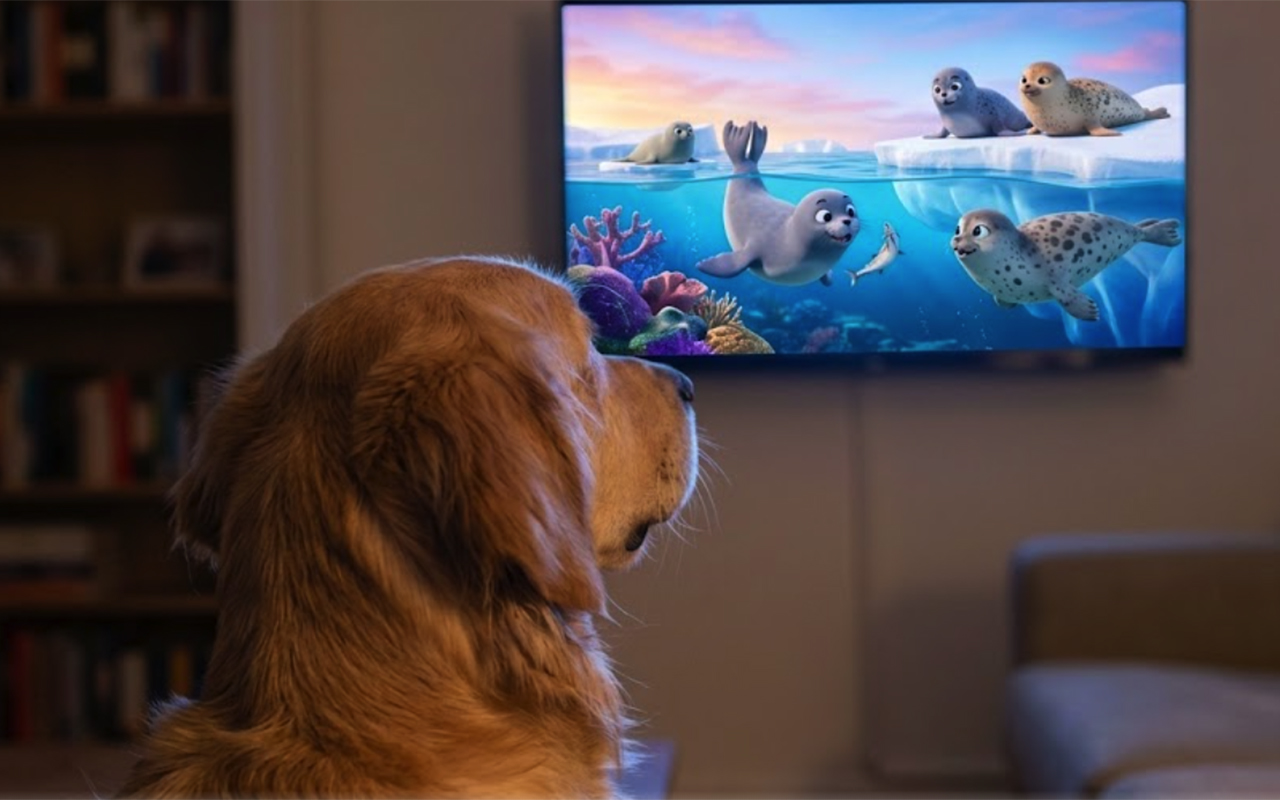 У животных появился свой сериал. Коты и собаки смотрят Sealook не отрываясь