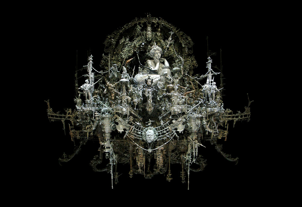 Крис Кукси: скульптурный коллаж