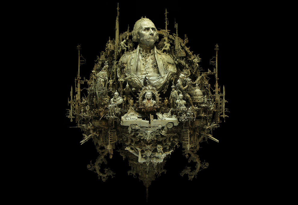 Крис Кукси: скульптурный коллаж