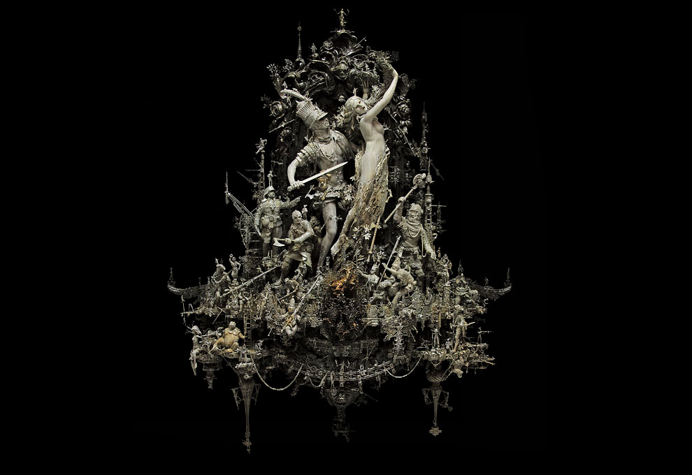 Крис Кукси: скульптурный коллаж