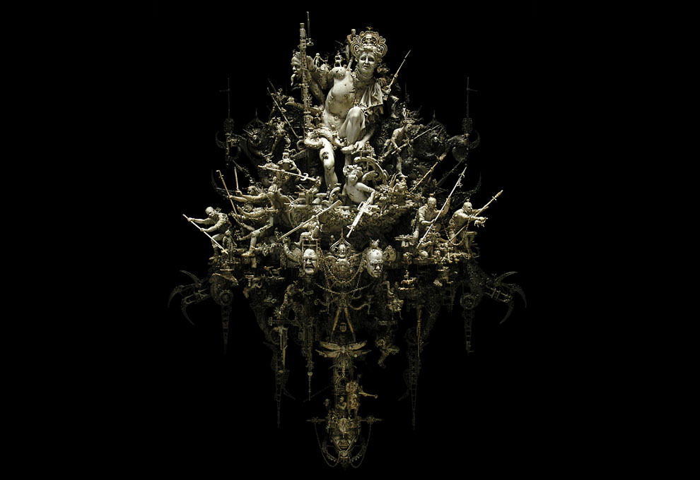 Крис Кукси: скульптурный коллаж