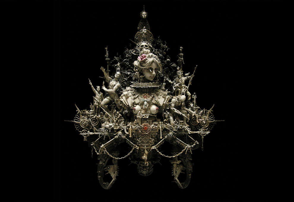 Крис Кукси: скульптурный коллаж