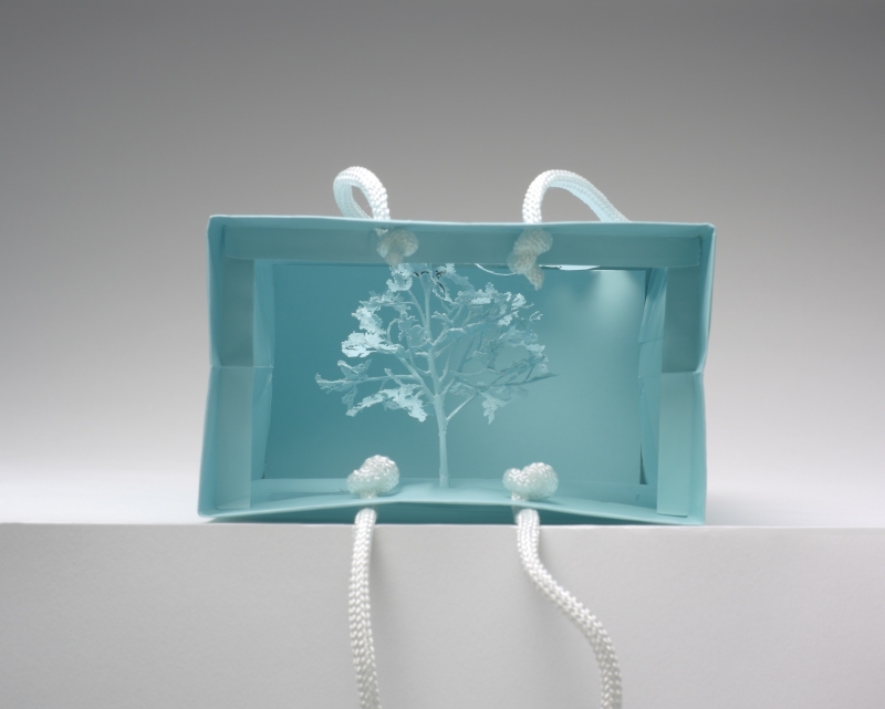 Бумажные деревья от японского художника Юкэна Теруйа