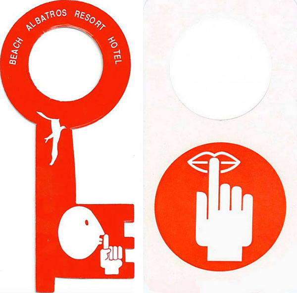 Эволюция таблички<br>«Не беспокоить»