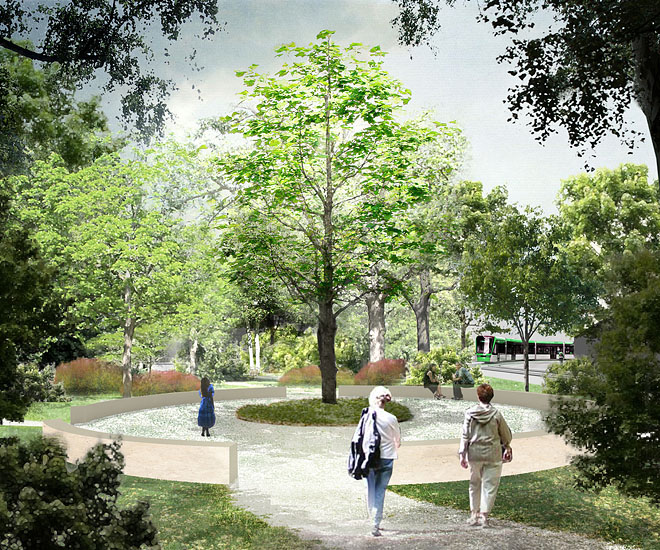 Lysning urban park 0