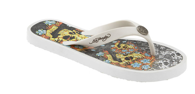 Ed hardy store flip flops