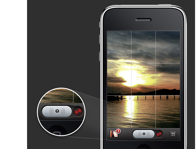 Camera+ app, iPhone