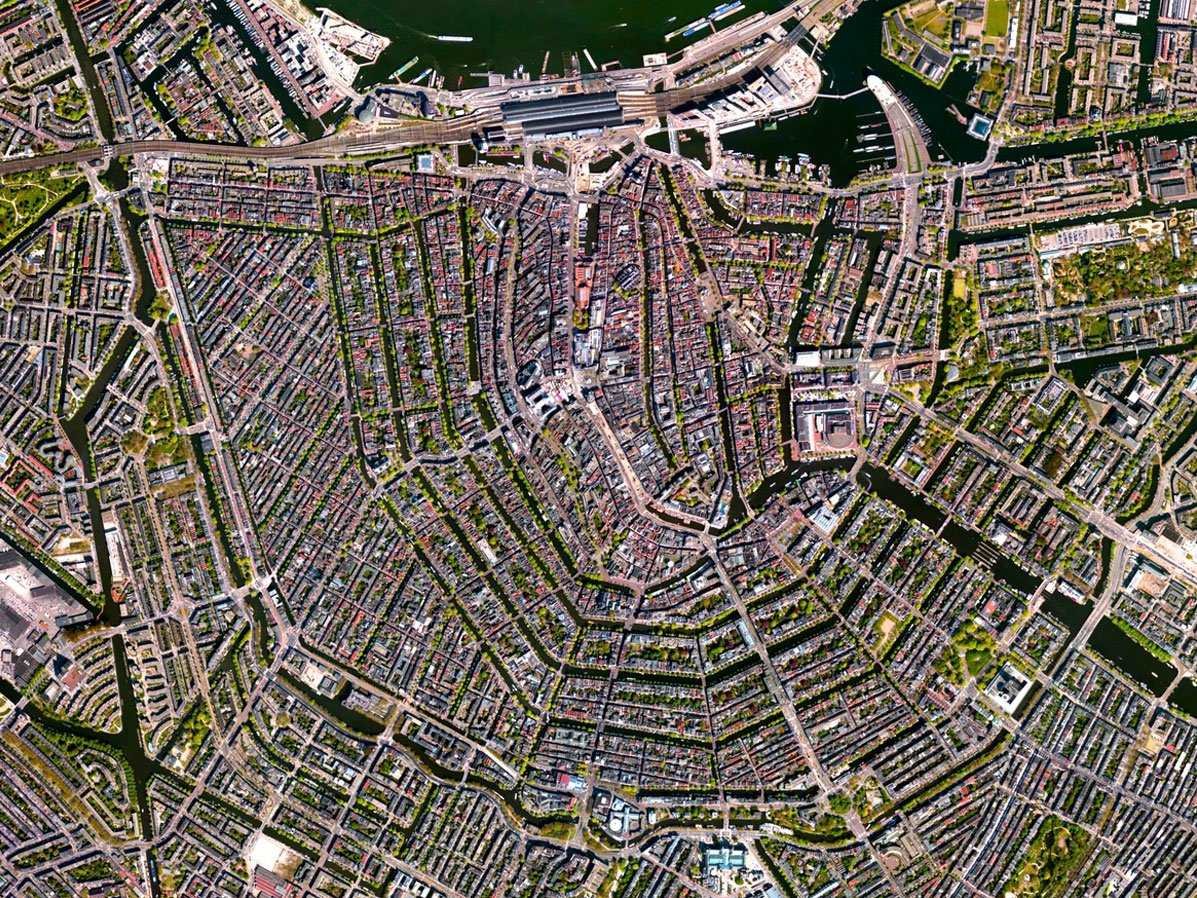 Амстердам планировка города